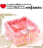 ZZ015  繽紛玫瑰花♥多功能方塊♥手工籐籃【1入】