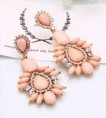 AE010  皇家♥王者之花♥耳環【粉1對入】